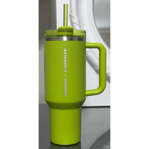 Stanley x Starbucks Philippines Exclusive Color Pop 40oz Tumbler, LIME GREEN - Picture 1 of 4